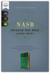 NASB Large Print Personal Size Bible -  Teal